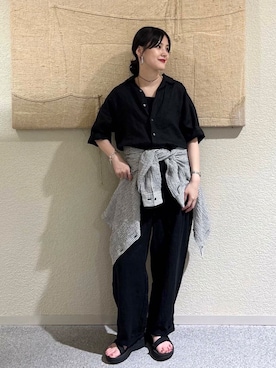 秋山 里織さん(レディース・158cm)の夏コーディネート