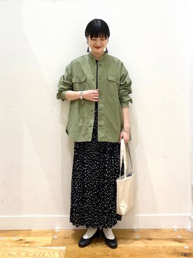 秋山 里織さん（レディース・158cm）の春コーディネート