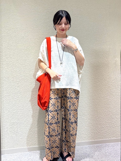新品　今季　かぐれ　パナマギャザースリーブプルオーバー 2025 かぐれ｜パナマギャザースリーブプルオーバー - かぐれ(カグレ