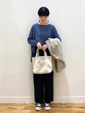 秋山 里織さん(レディース・158cm)の秋コーディネート