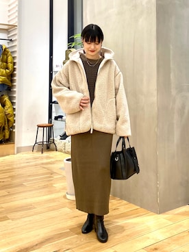 秋山 里織さん（レディース・158cm）の秋コーディネート