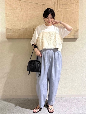 「newarrival」｜saoriさん（レディース・158cm）の夏コーディネート