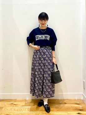 秋山 里織さん（レディース・158cm）の秋コーディネート