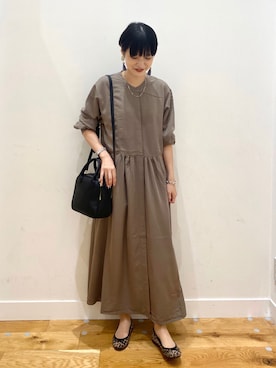 秋山 里織さん（レディース・158cm）の秋コーディネート