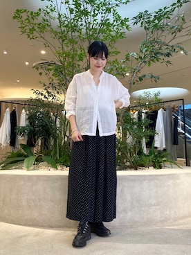 秋山 里織さん（レディース・158cm）の秋コーディネート