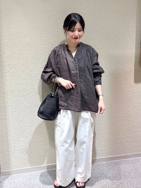 秋山 里織さん(レディース・158cm)の夏コーディネート