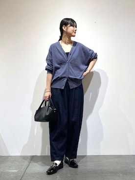 秋山 里織さん（レディース・158cm）の秋コーディネート