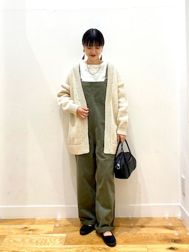 秋山 里織さん(レディース・158cm)の秋コーディネート
