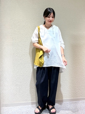 秋山 里織さん(レディース・158cm)の夏コーディネート