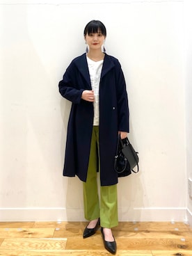 秋山 里織さん（レディース・158cm）の春コーディネート