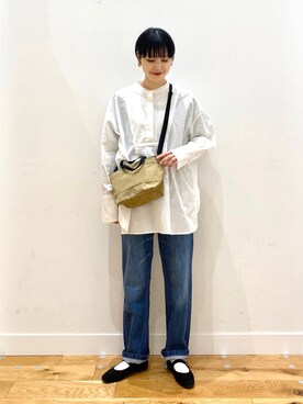 秋山 里織さん(レディース・158cm)の冬コーディネート