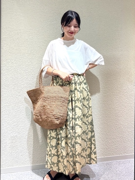 秋山 里織さん(レディース・158cm)の夏コーディネート