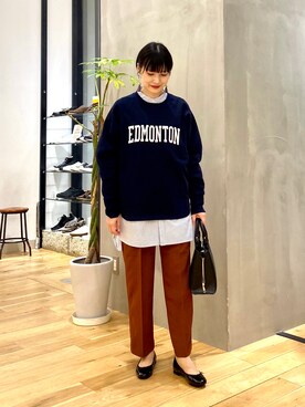 秋山 里織さん（レディース・158cm）の秋コーディネート