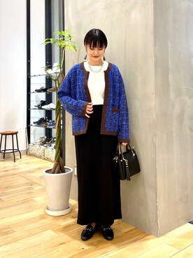 秋山 里織さん(レディース・158cm)の秋コーディネート