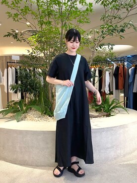 秋山 里織さん(レディース・158cm)の夏コーディネート