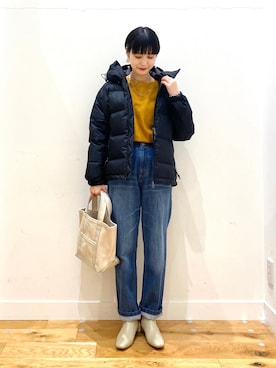 秋山 里織さん(レディース・158cm)の冬コーディネート