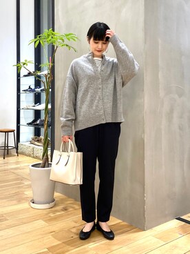 秋山 里織さん(レディース・158cm)の冬コーディネート