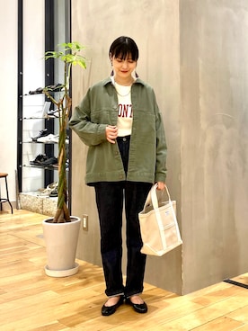 秋山 里織さん（レディース・158cm）の秋コーディネート