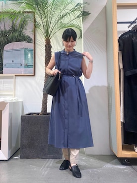 秋山 里織さん(レディース・158cm)の夏コーディネート