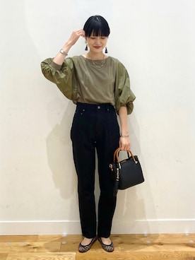 秋山 里織さん（レディース・158cm）の秋コーディネート