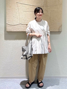 「newarrival」｜秋山 里織さん（レディース・158cm）の夏コーディネート