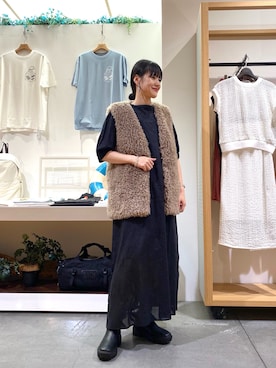 「URBAN RESEARCH ROSSO」｜「アイテム（その他アウター）」を使った、saoriさん（レディース・158cm）の夏コーディネート