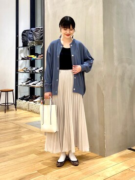 秋山 里織さん(レディース・158cm)の春コーディネート