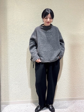 秋山 里織さん(レディース・158cm)の秋コーディネート