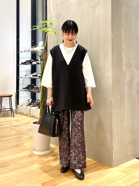 秋山 里織さん（レディース・158cm）の秋コーディネート