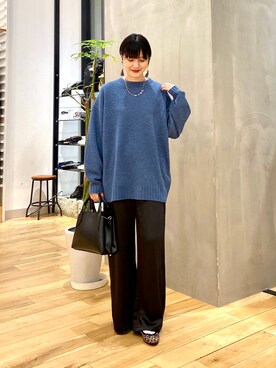 「マイベストコーデ2022」｜「アイテム（バレエシューズ）」を使った、saoriさん（レディース・158cm）の冬コーディネート