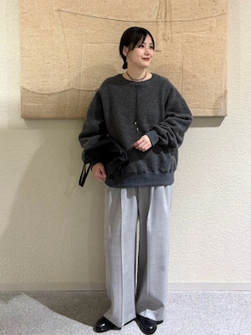 「アイテム（その他トップス）」を使った、秋山 里織さん（レディース・158cm）の秋コーディネート