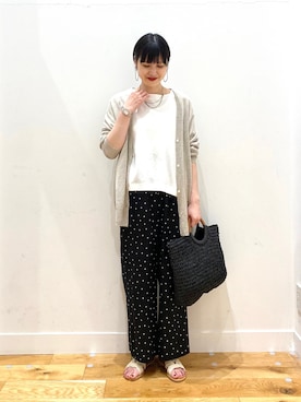 秋山 里織さん（レディース・158cm）の春コーディネート