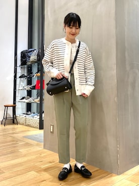 秋山 里織さん(レディース・158cm)の春コーディネート