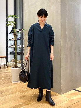 秋山 里織さん（レディース・158cm）の秋コーディネート