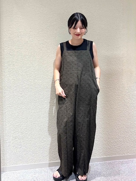 「newarrival」｜「アイテム（オールインワン・サロペット）」を使った、saoriさん（レディース・158cm）の夏コーディネート