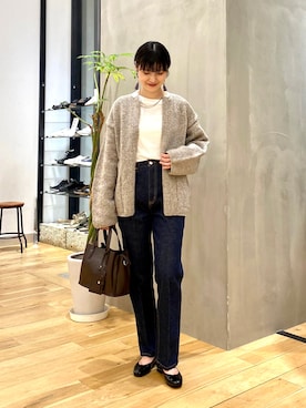 秋山 里織さん（レディース・158cm）の秋コーディネート