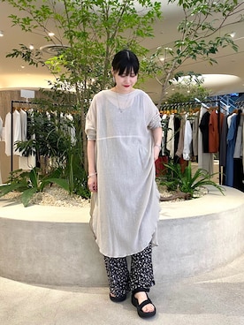 秋山 里織さん(レディース・158cm)の夏コーディネート