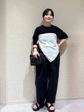 「newarrival」｜「アイテム（財布/小物）」を使った、saoriさん（レディース・158cm）の夏コーディネート