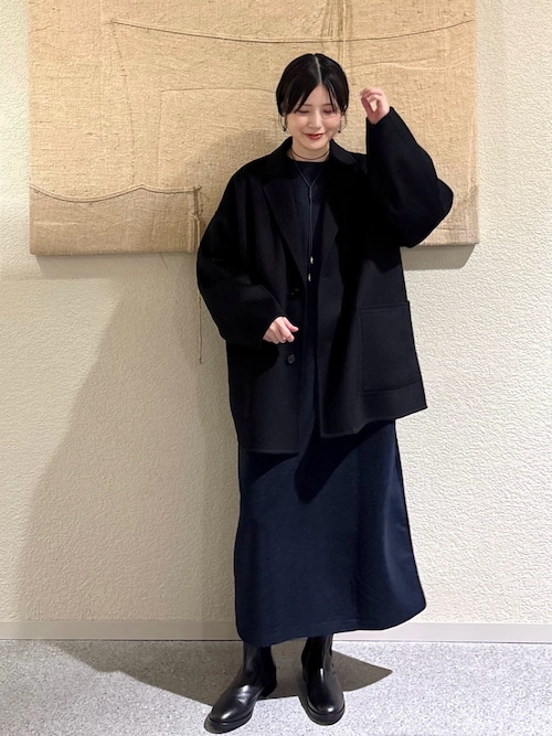 ウールカット2WAYワンピース（ワンピース）｜かぐれ（カグレ）の