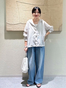 「newarrival」｜秋山 里織さん（レディース・158cm）の夏コーディネート