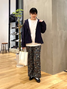 秋山 里織さん（レディース・158cm）の春コーディネート