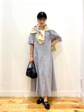 秋山 里織さん(レディース・158cm)の秋コーディネート