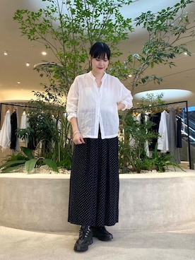 秋山 里織さん（レディース・158cm）の秋コーディネート