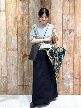 秋山 里織さん(レディース・158cm)の夏コーディネート