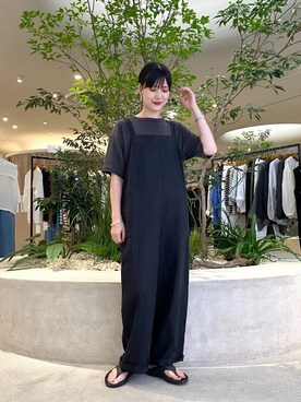 「かぐれ」｜秋山 里織さん（レディース・158cm）の夏コーディネート