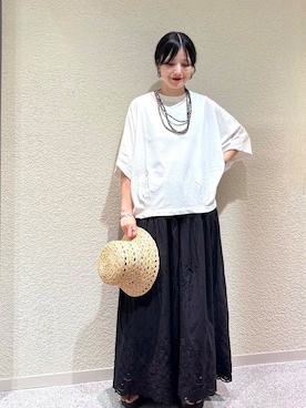秋山 里織さん(レディース・158cm)の夏コーディネート