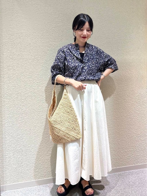 【新品未使用】かぐれ　コットンフレアスカート　25SS かぐれ（カグレ）の「コットンフレアスカート（スカート）」 - WEAR