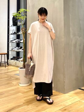 秋山 里織さん（レディース・158cm）の春コーディネート