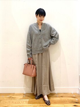 秋山 里織さん(レディース・158cm)の冬コーディネート