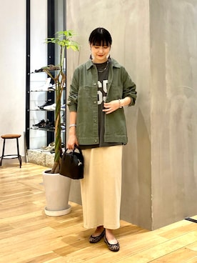 秋山 里織さん（レディース・158cm）の秋コーディネート